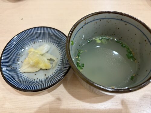 スープと漬物
