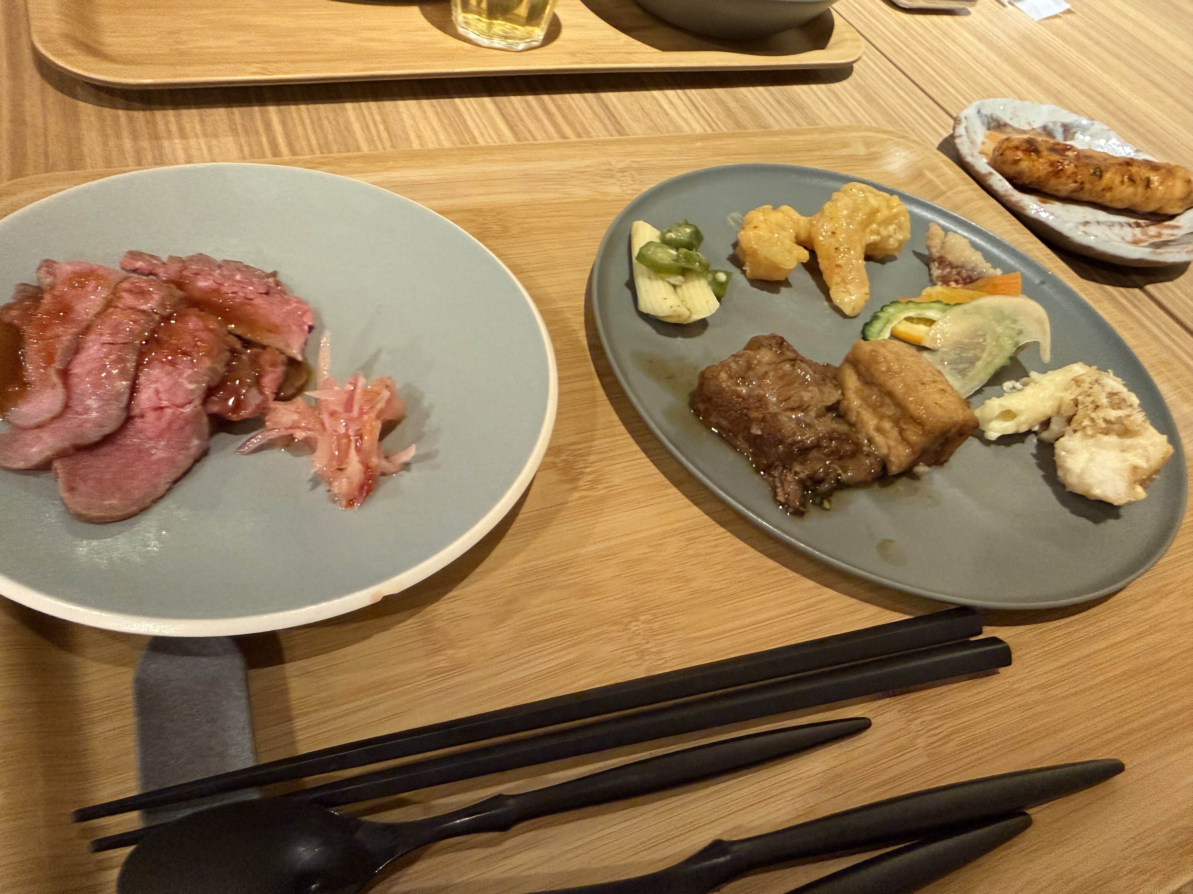 西表夕食