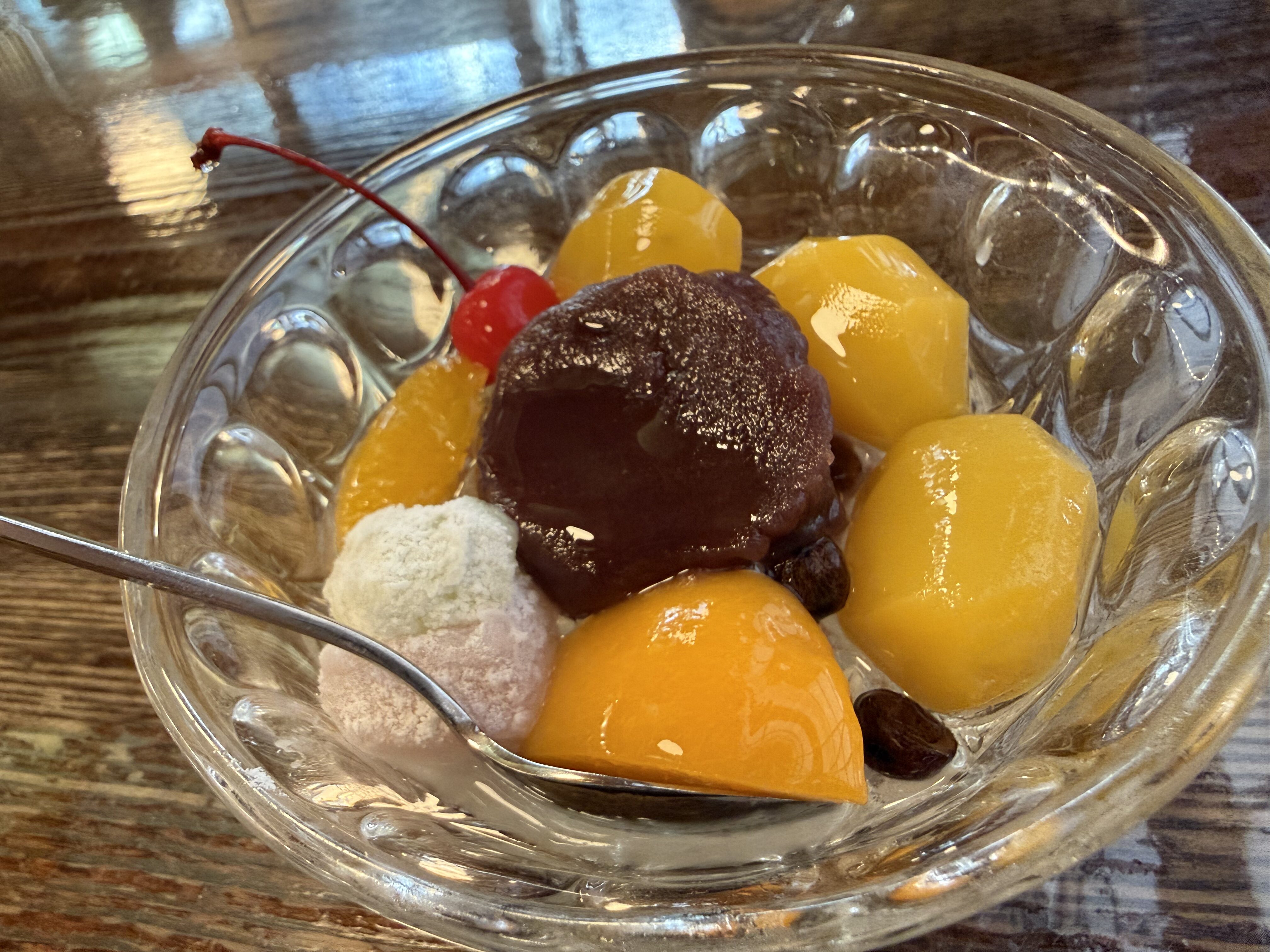 栗あんみつ