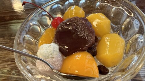 栗あんみつ